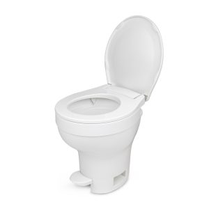 Dave Carter & Associates Toilet, Aqua-Magic ® VI, Permanent, High Profile, Round Sloclose ™ Seat and Cover with 17-1/2 Inch Seat Height – 50025