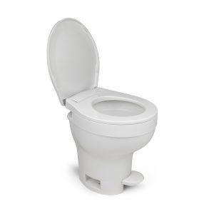 Dave Carter & Associates Toilet, Aqua-Magic ® VI, Permanent, High Profile, Round Sloclose ™ Seat and Cover with 17-1/2 Inch Seat Height – 50025