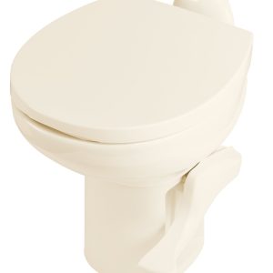 Dave Carter & Associates Toilet, Aqua Magic ® Style II, Permanent, High Profile, Round Seat with 17-7/8 Inch Seat Height, Pedal Flush Control – 50026
