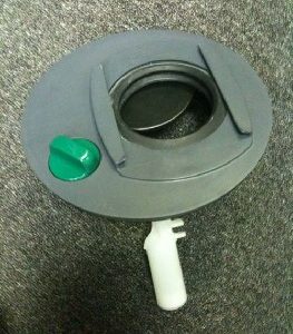 Dave Carter & Associates Toilet Flush Mechanism, Use with Cassette C-402C/ Cassette C-402X/ Cassette C-403L Permanent Toilets, Manual Flush – 50141