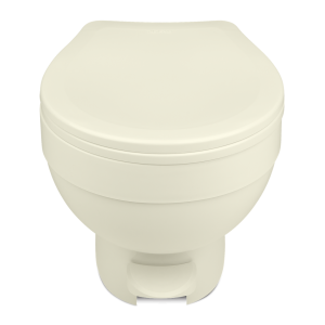 Dave Carter & Associates Toilet, Aqua-Magic ® VI, Permanent, Low Profile, Round Sloclose ™ Seat and Cover with 12-15/16 Inch Seat Height – 50209