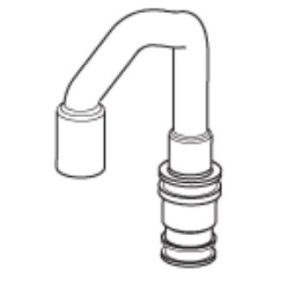 Dave Carter & Associates Toilet Discharge Hose, Replacement for Thetford Tecma ® Silence/ Tecma ® Silence Plus Permanent Toilet – 50248