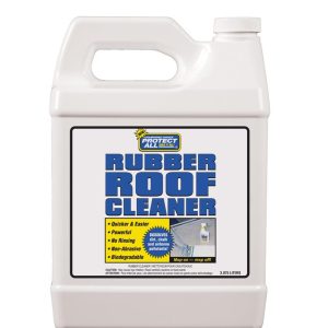 Dave Carter & Associates Rubber Roof Cleaner, Use to Remove Dirt/ Roof Chalk and Airborne Pollutants on Rubber Roof Membrane, 1 Gallon Jug – 50410
