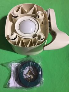 Dave Carter & Associates Toilet Base, For Thetford Aqua Magic ® Style II Low Profile Toilets, Bone – 50585