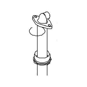 Dave Carter & Associates Ice Maker Water Tube Fitting, Replacement for Norcold 1200/ 1210/ 2117 Series Refrigerator, 4.17 Inch Fitting – 50640