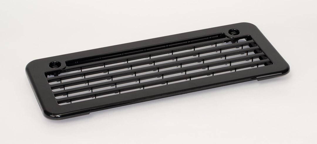 Dave Carter & Associates Refrigerator Vent, Replacement for Norcold Refrigerator, Side Vent, 6-3/16 Inch Height X 17-13/16 Inch Width, Black – 50650