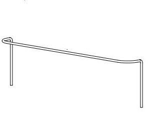 Dave Carter & Associates Refrigerator Door Rail, Replacement for Norcold N61X/ N62X/ N64X/ N81X/ N82X/ N84X/ N7/ N8/ N10 Series Refrigerators – 50697