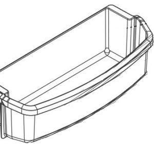 Dave Carter & Associates Refrigerator Door Bin, Replacement for Norcold 2118 Series Refrigerator, Upper/ Lower Door, Small – 50792