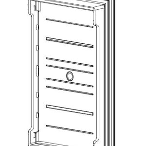 Dave Carter & Associates Refrigerator Door, Replacement for Norcold N8 and N10 Polar Series Refrigerators, Panel Type with Smooth Door Liner – 50831