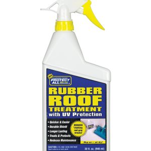 Dave Carter & Associates Rubber Roof Protectant, Use to Protect All Epdm Rubber Roof Membranes to Extend the Life – 51027
