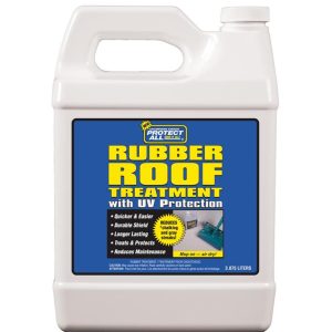 Dave Carter & Associates Rubber Roof Protectant, Use to Protect All Epdm Rubber Roof Membranes to Extend the Life, 1 Gallon Jug, Single – 51028
