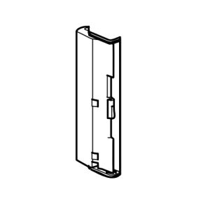 Dave Carter & Associates Refrigerator Door Handle, Replacement for Norcold N3141 Model Refrigerator, Fits Upper Door, With Latch, Black – 51041