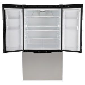 Dave Carter & Associates Refrigerator, Dual Compartment 3 Door Refrigerator with Freezer, Permanent Mount, 15 Cubic Foot – 51142