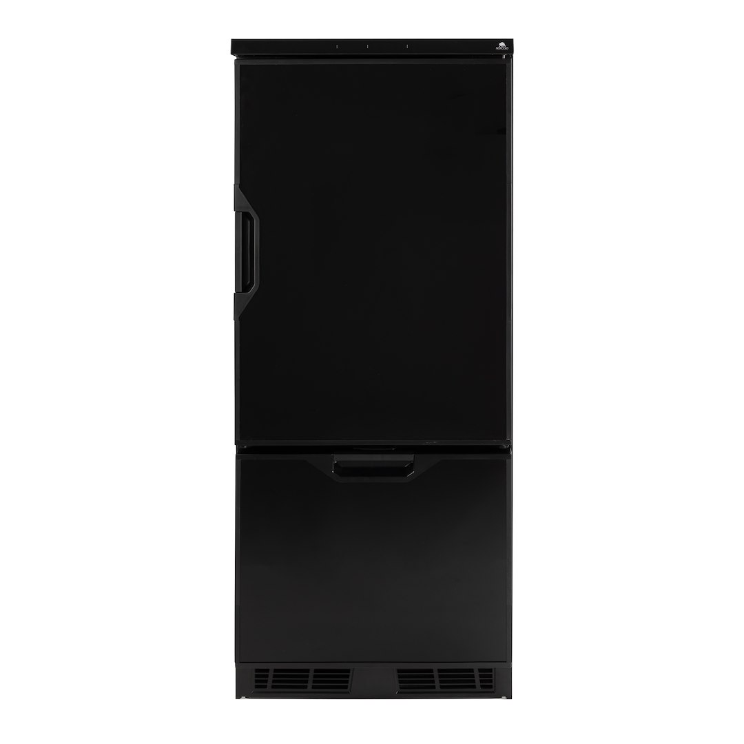 Dave Carter & Associates Refrigerator, Dual Compartment Single Door Refrigerator with Freezer, Flush Mount, Left Hand Hinge, 6.2 Cubic Foot – 51151