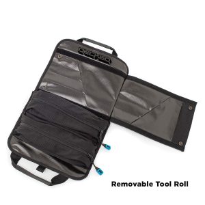 Decked Tool Bag, D-Bag, Holds All Types of Power and Hand Tools, Black and Dark Gray – AD14