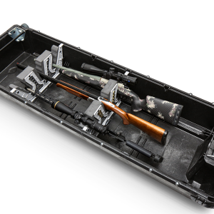 Decked Gun Rack, Mounts to Decked Drawer System, Holds Three Guns, Adjustable Length Bar, 7.79 Inch Height X 18-5/8 Inch Wide – AD15FSPK