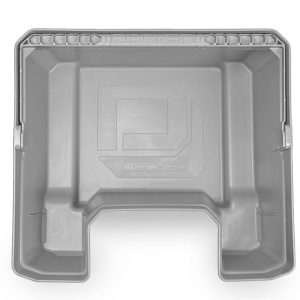 Decked Bin Box, Double Drawerganizer™, 17.89 Inch Width X 16.05 Inch Length X 7.88 Inch Height, Single, Polypropylene, Gray – AD17-DDRAWERGANIZER