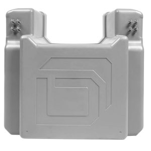 Decked Bin Box, Double Drawerganizer™, 17.89 Inch Width X 16.05 Inch Length X 7.88 Inch Height, Single, Polypropylene, Gray – AD17-DDRAWERGANIZER