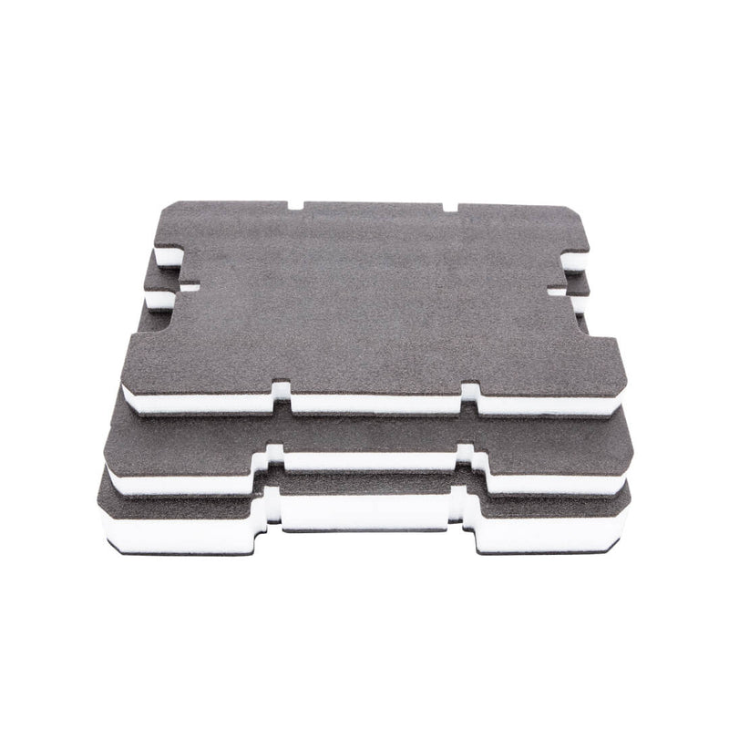 Decked Tool Box Mat, For Use with Decked D-Box, 18-1/2 Inch Length X 15-3/8 Inch Width X 2-1/4 Inch Height, Custom Foam, Gray – AD34