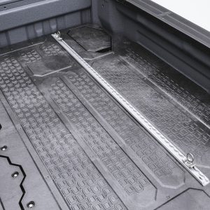 Decked Tie Down Track, Core Trax 1000, 44 Inch Length X 1.3 Inch Width, Powder Coated, Silver, Aluminum Alloy, 500 Pound Capacity – AT6