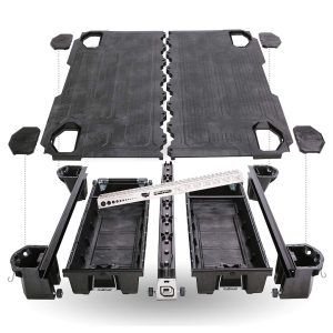 Decked Bed Drawer, 2000 Pound Load Capacity Full Bed Deck Unit/ 200 Pound Load Capacity Per Drawer – DF7
