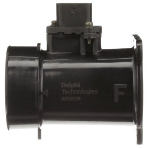 Delphi Mass Air Flow Sensor, Black, Plastic, 5 Pin Male Terminal, With Housing – AF10174