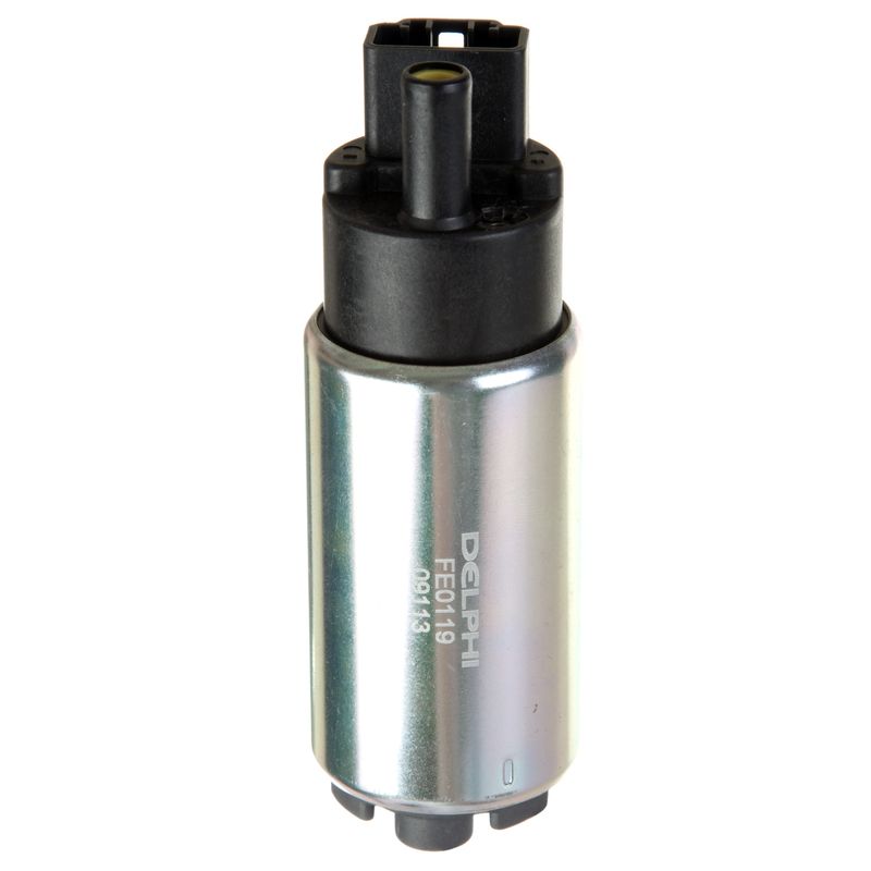Delphi Fuel Pump Electric, Gasoline, 80 PSI Maximum Pressure, 26 Gph Flow Rate, With Isolator Hose Clamps Seal Pall Nut – FE0119