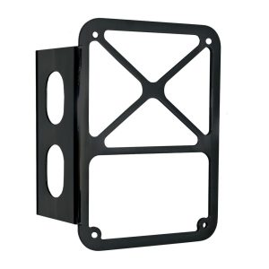 DV8 Offroad Tail Light Guard, Flat Design, Black Powder Coat, Stainless Steel, Set of Two – D-JP-190007-BK