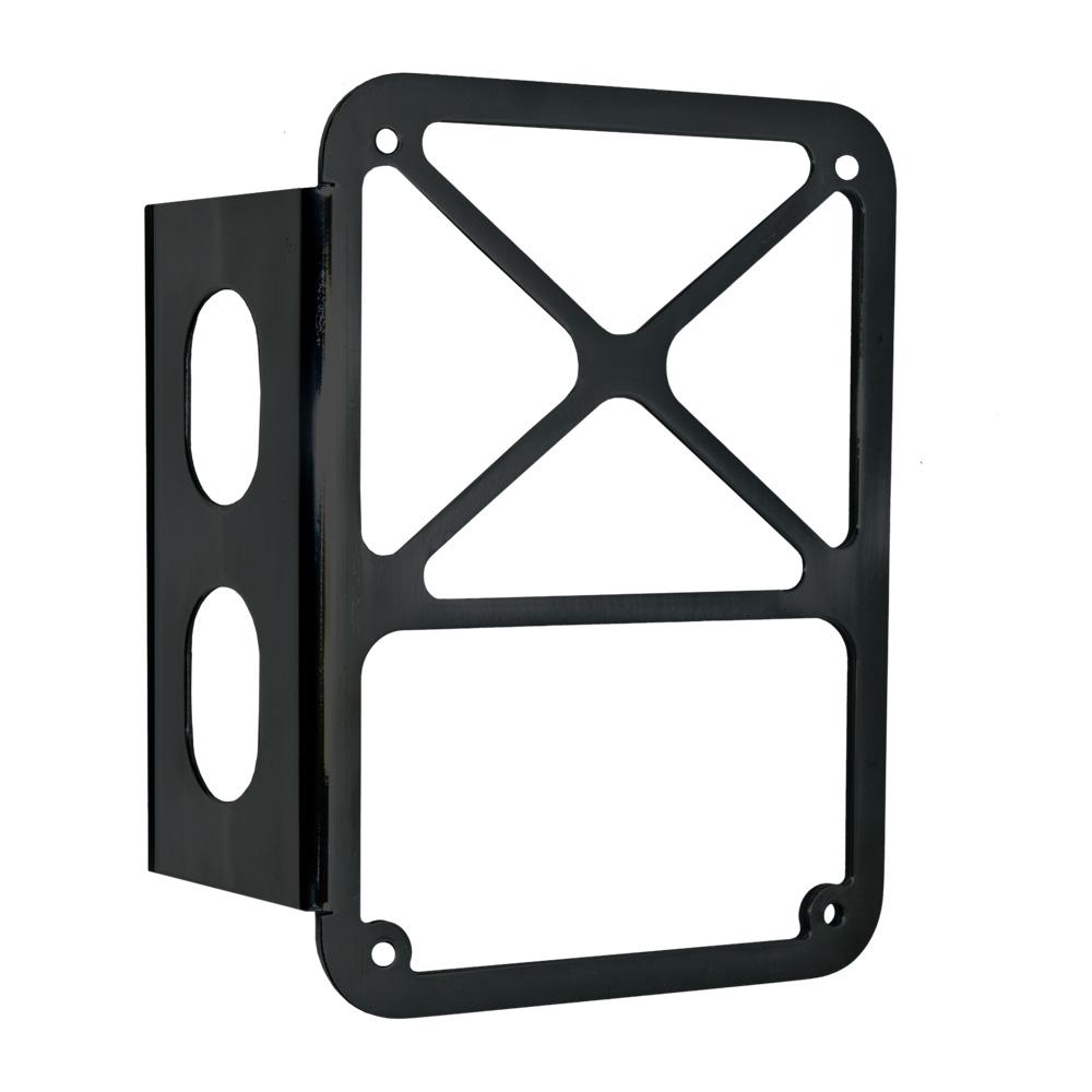 DV8 Offroad Tail Light Guard, Flat Design, Black Powder Coat, Stainless Steel, Set of Two – D-JP-190007-BK