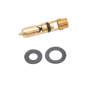 Edelbrock Carburetor Needle and Seat, For Use with Holley Carburetors and Center Hung Floats, Adjustable, 0.110 Inch Seat Size, Viton, Single – 12605